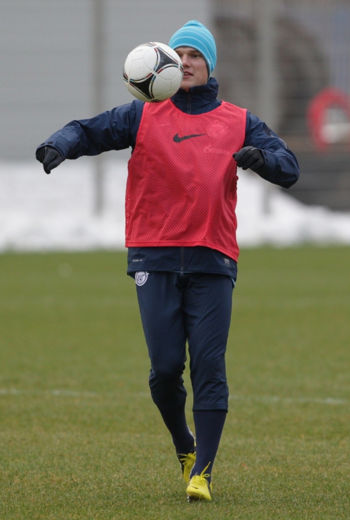 Тренировка перед матчем «Зенит» — «Ростов»