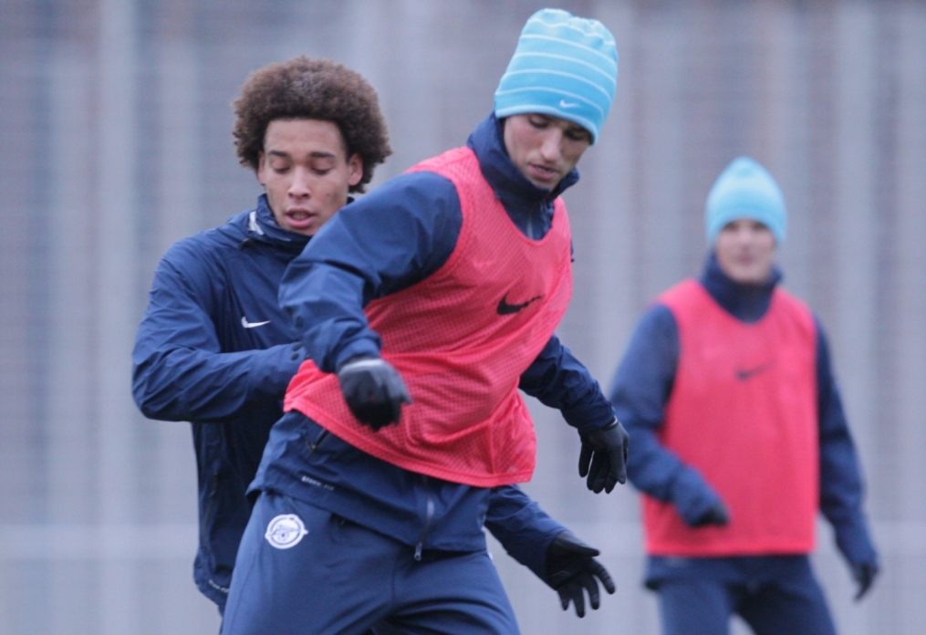 Тренировка перед матчем «Зенит» — «Ростов»