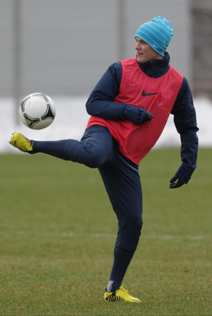 Тренировка перед матчем «Зенит» — «Ростов»