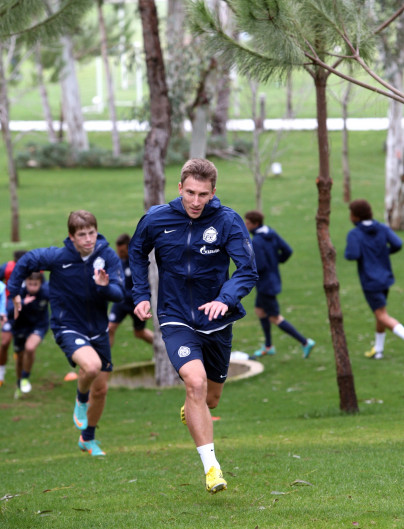 Сборы в Турции: 28 января, утреннее занятие