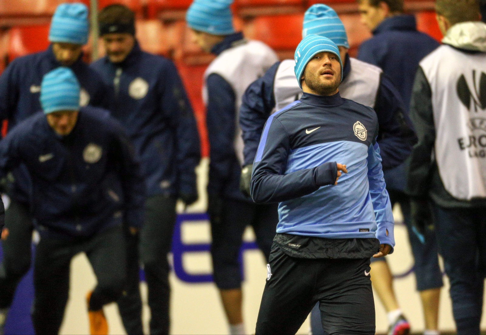 Тренировка ФК «Зенит» перед матчем  «Зенит» — «Ливерпуль»