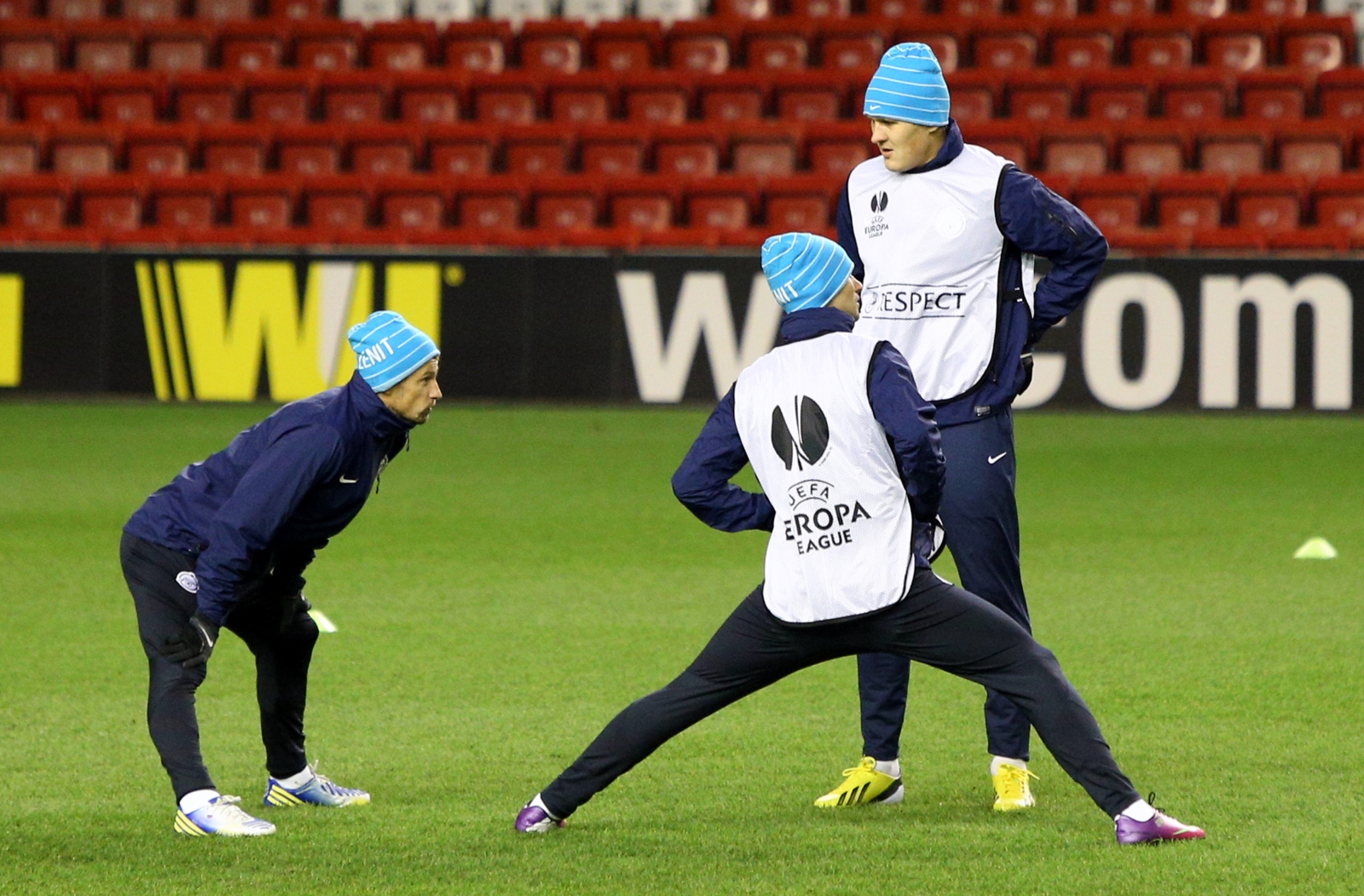 Тренировка ФК «Зенит» перед матчем  «Зенит» — «Ливерпуль»