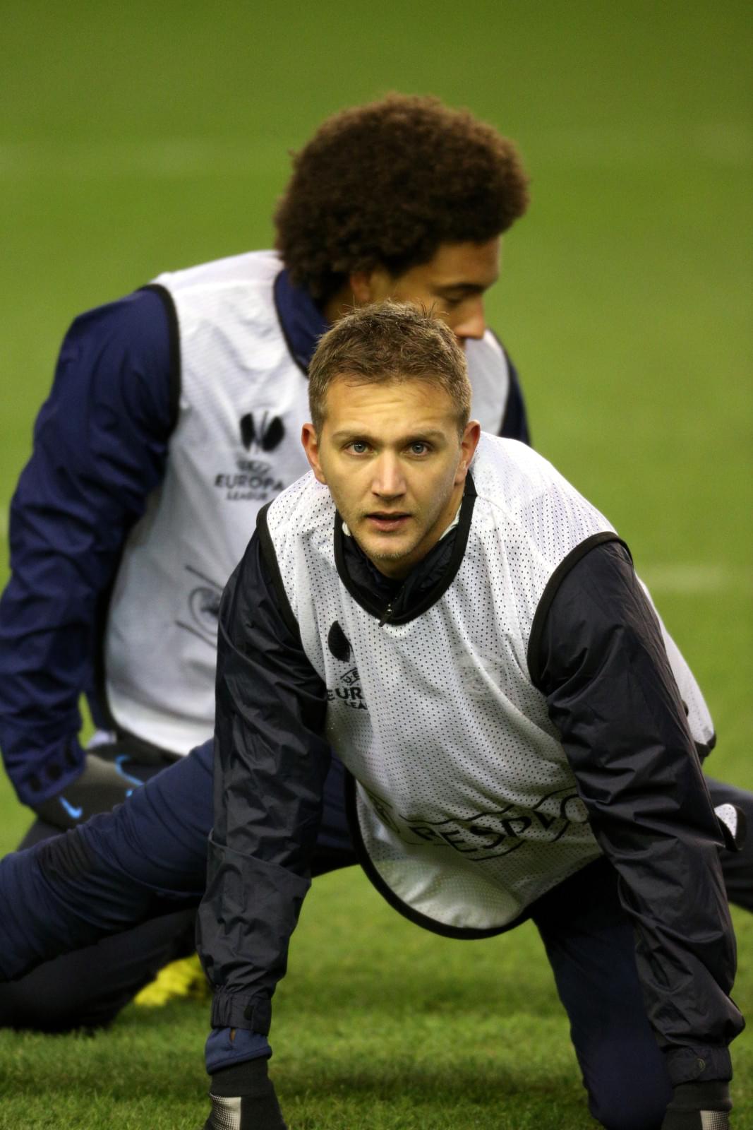 Тренировка ФК «Зенит» перед матчем  «Зенит» — «Ливерпуль»