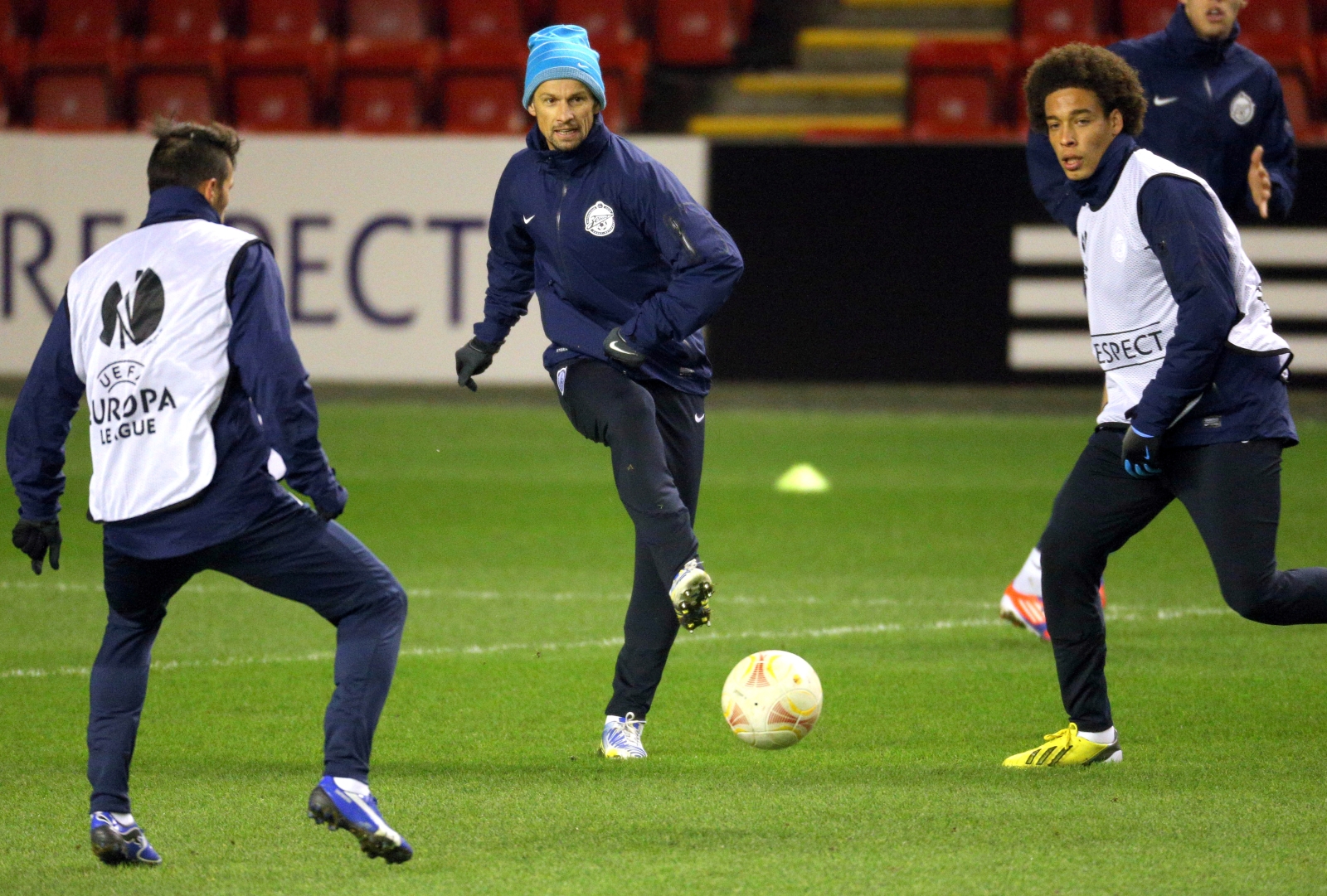 Тренировка ФК «Зенит» перед матчем  «Зенит» — «Ливерпуль»