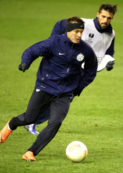 Тренировка ФК «Зенит» перед матчем  «Зенит» — «Ливерпуль»