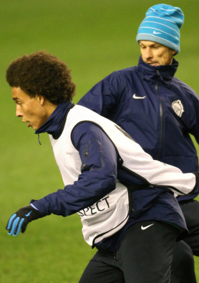 Тренировка ФК «Зенит» перед матчем  «Зенит» — «Ливерпуль»