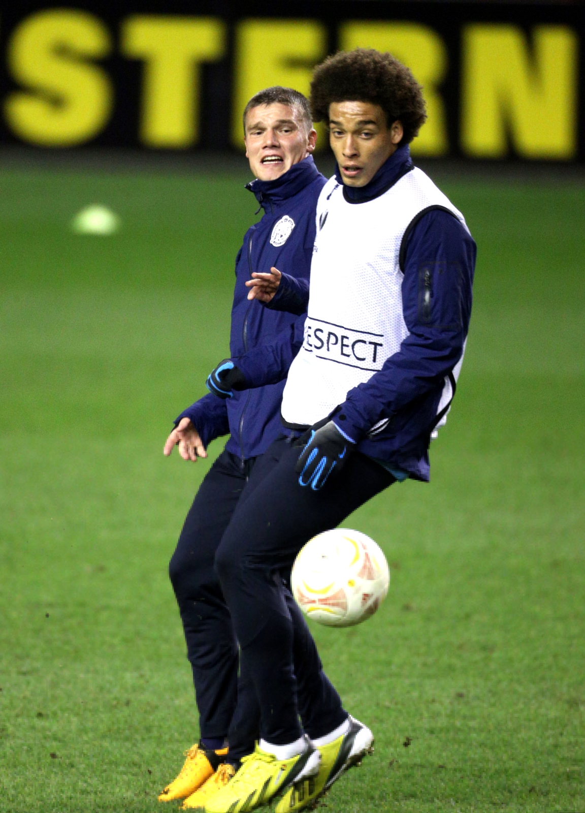 Тренировка ФК «Зенит» перед матчем  «Зенит» — «Ливерпуль»