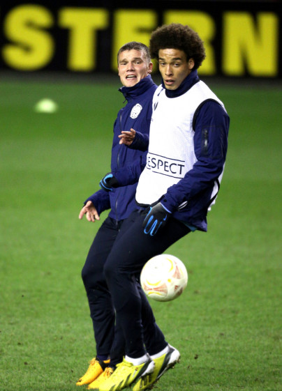 Тренировка ФК «Зенит» перед матчем  «Зенит» — «Ливерпуль»