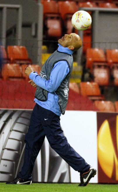 Тренировка ФК «Зенит» перед матчем  «Зенит» — «Ливерпуль»