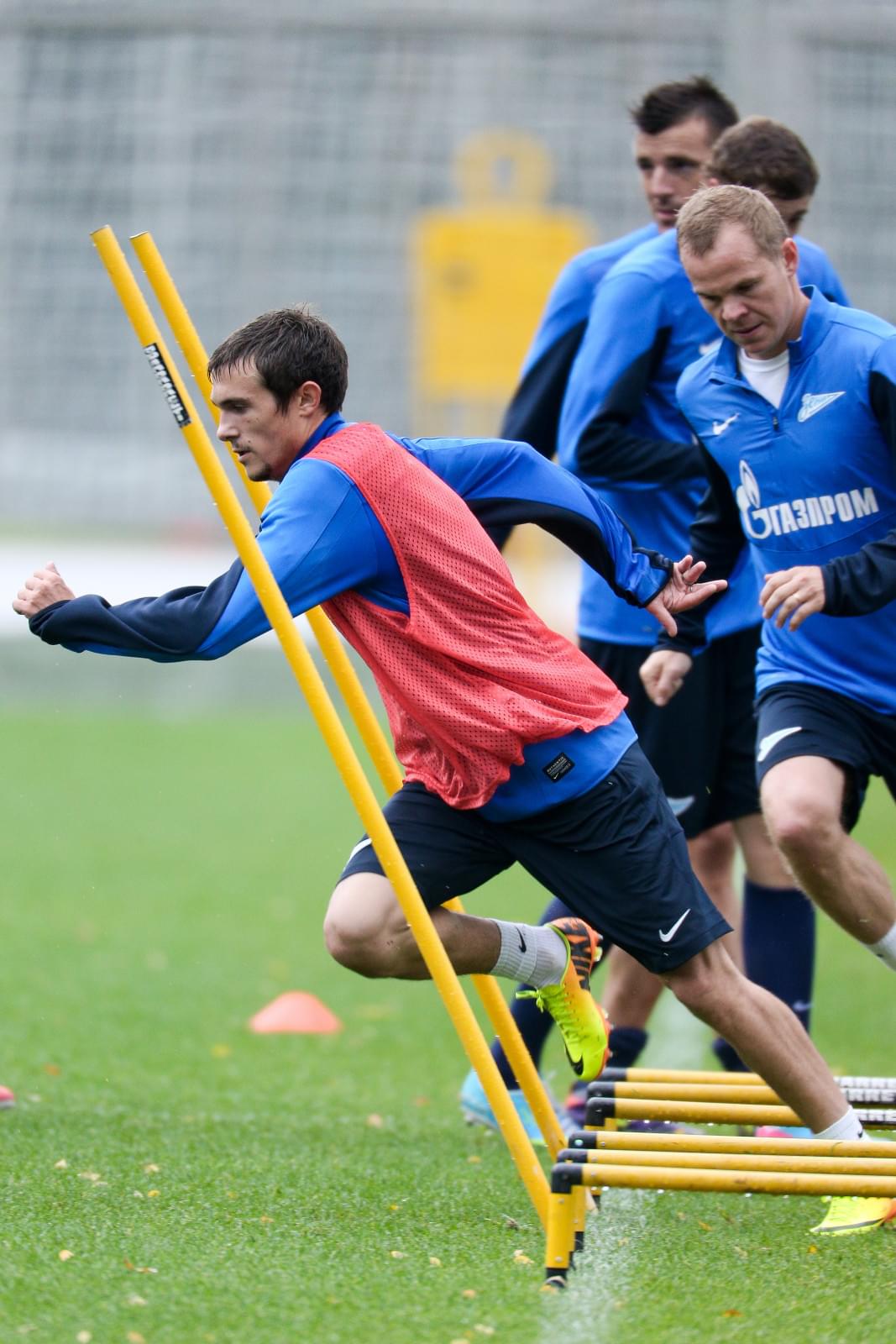 Утренняя тренировка ФК «Зенит»