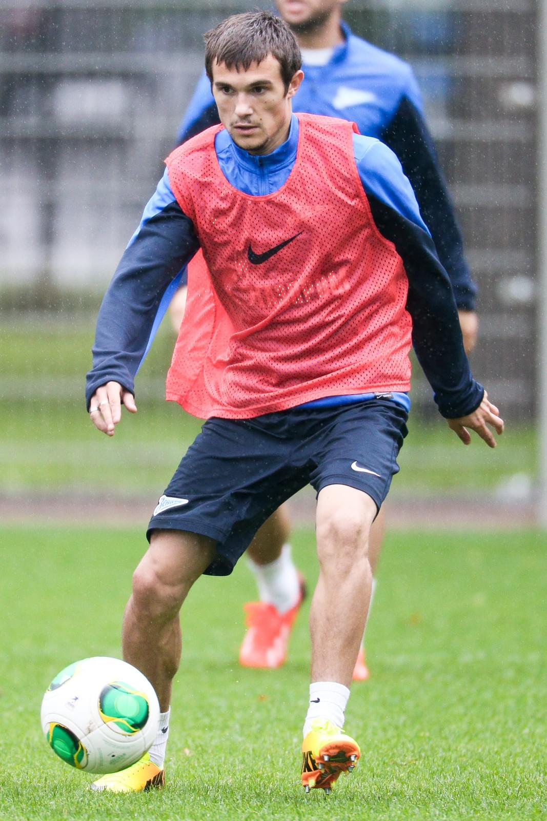 Утренняя тренировка ФК «Зенит»