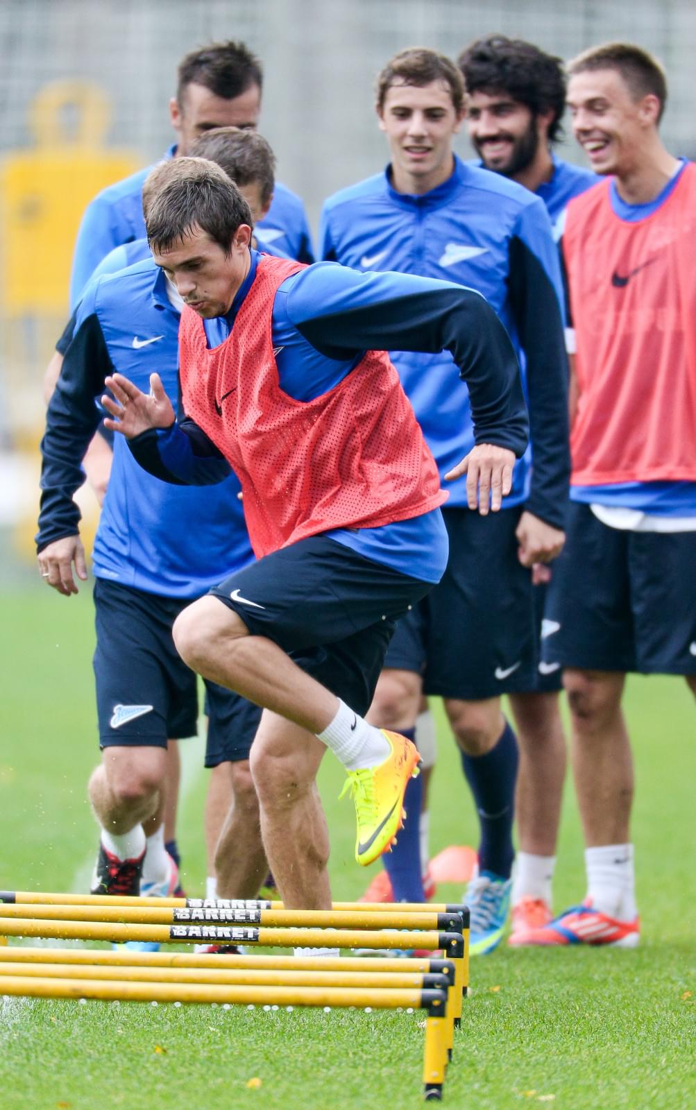 Утренняя тренировка ФК «Зенит»