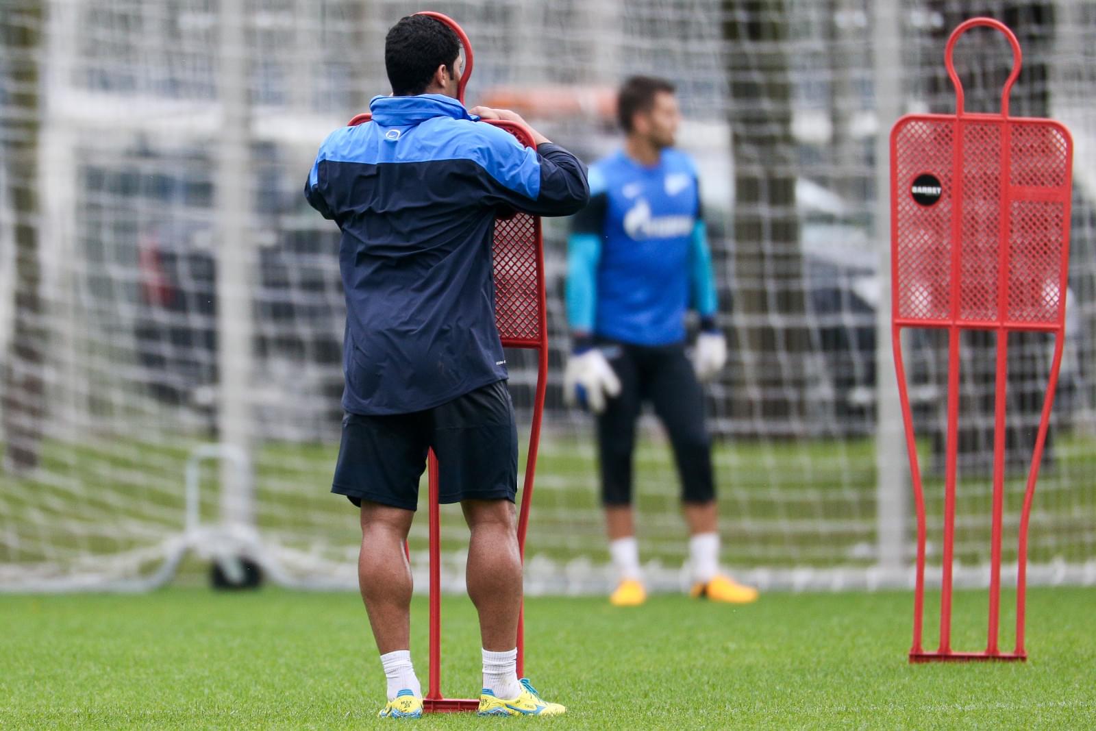 Утренняя тренировка ФК «Зенит»