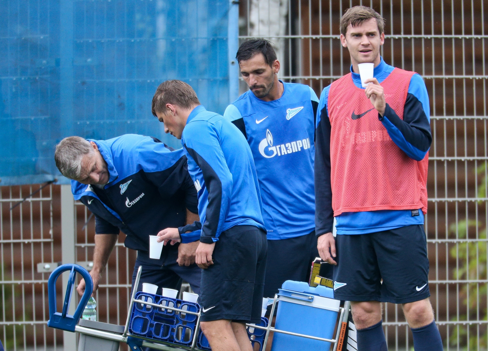 Утренняя тренировка ФК «Зенит»