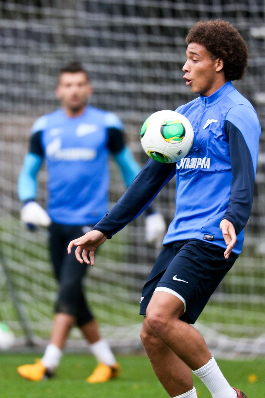 Утренняя тренировка ФК «Зенит»