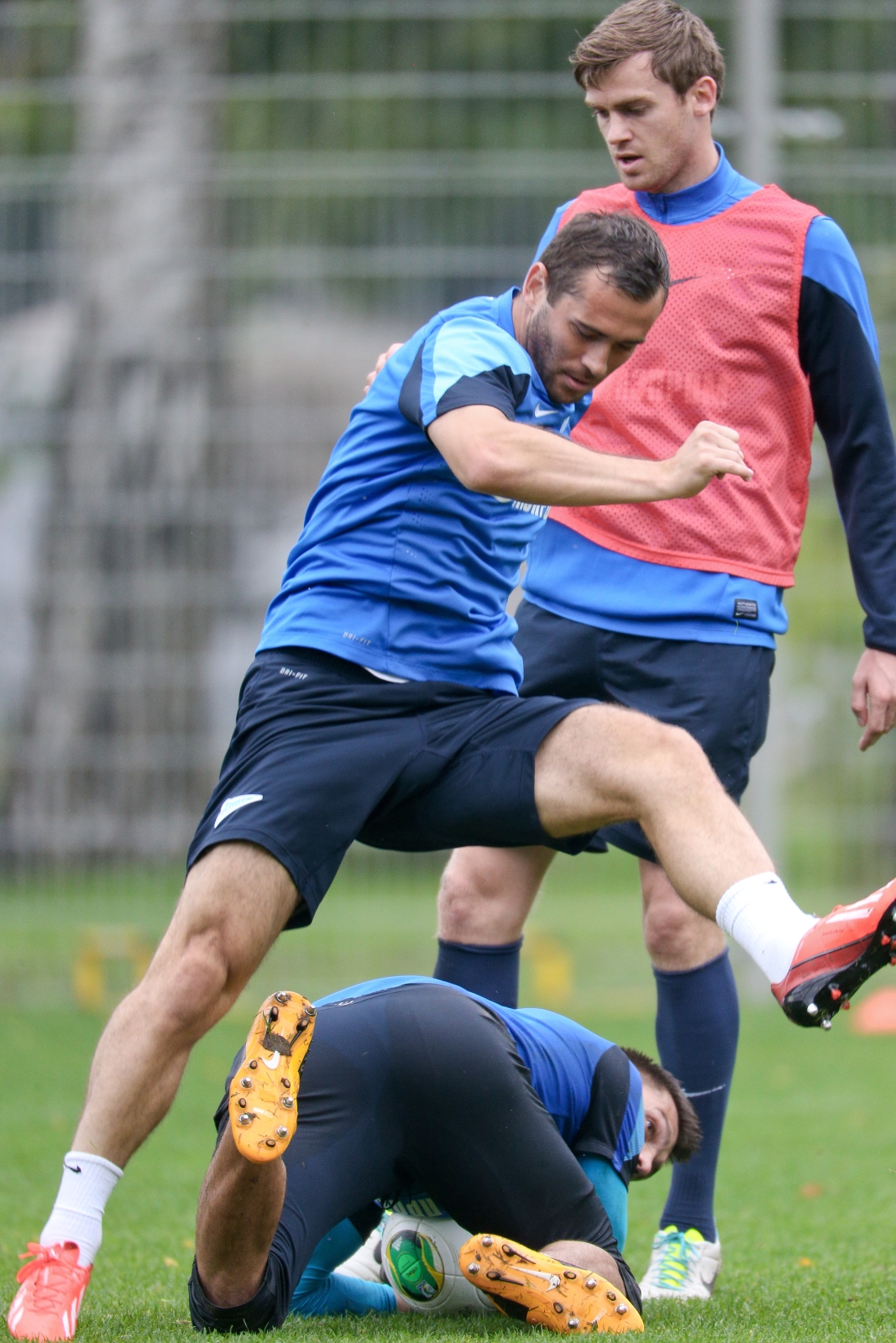 Утренняя тренировка ФК «Зенит»