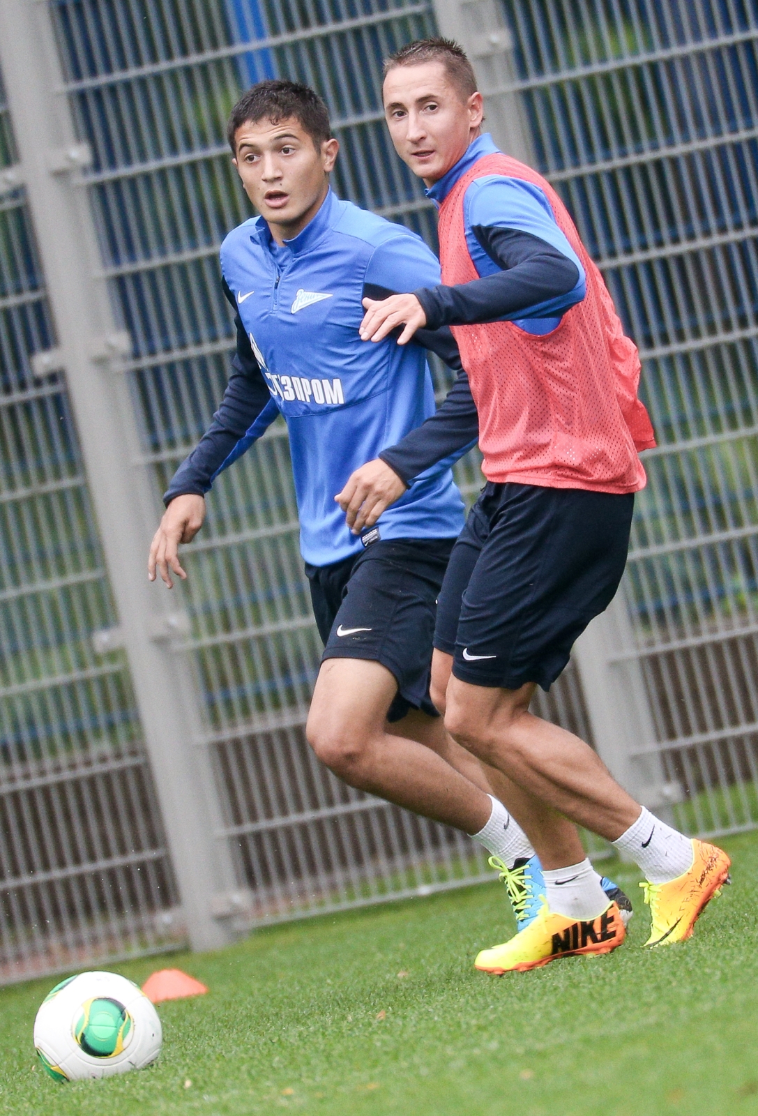 Утренняя тренировка ФК «Зенит»