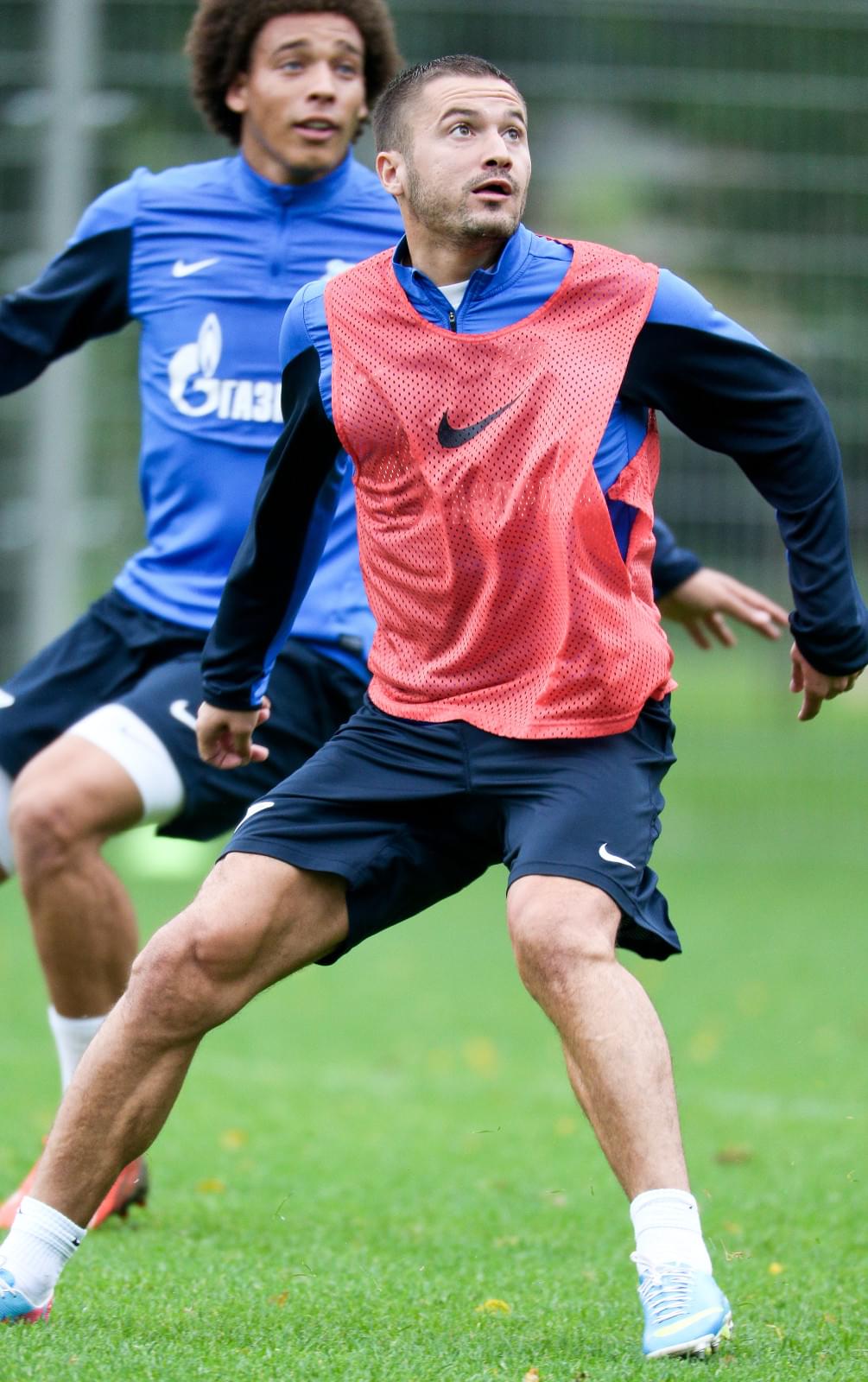 Утренняя тренировка ФК «Зенит»