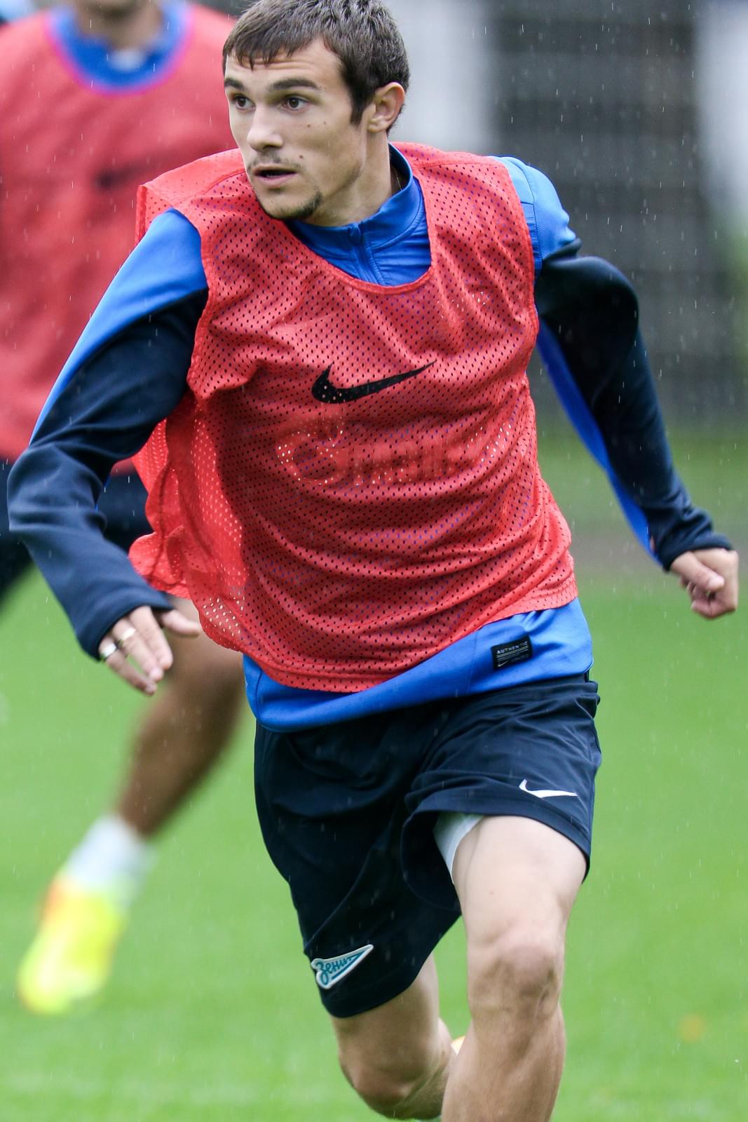 Утренняя тренировка ФК «Зенит»