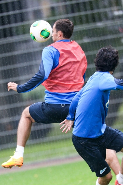 Утренняя тренировка ФК «Зенит»