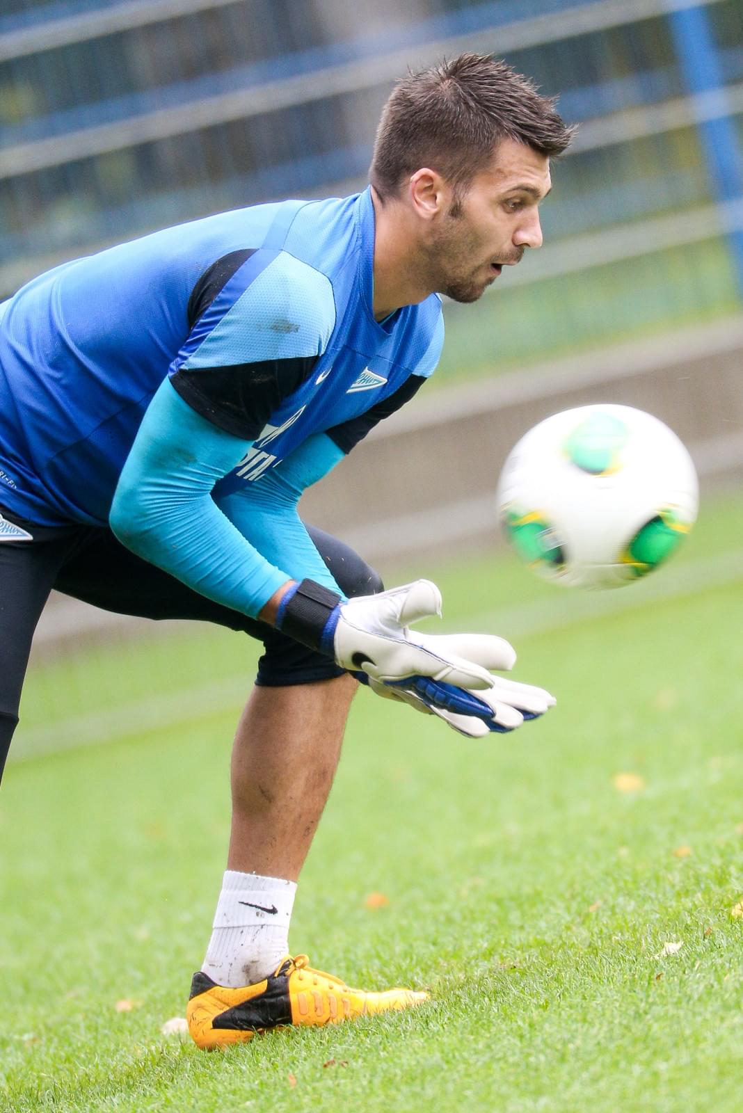 Утренняя тренировка ФК «Зенит»