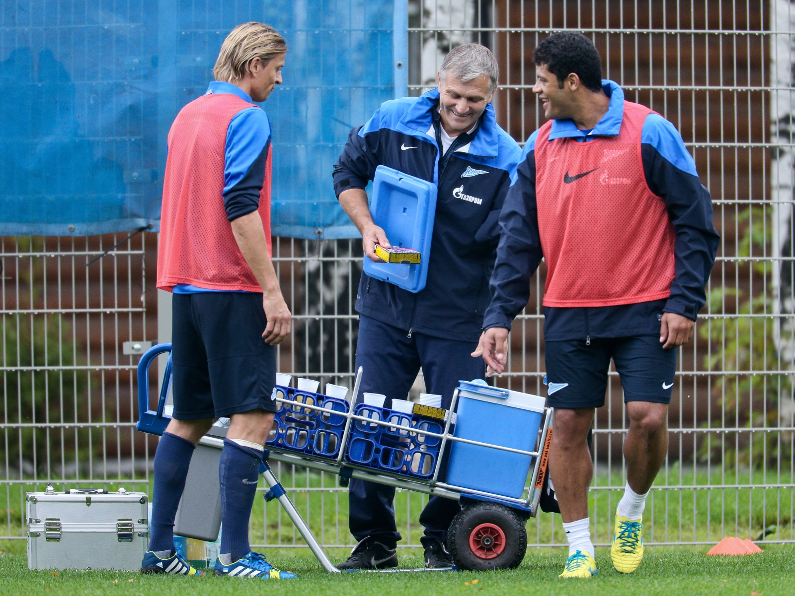 Утренняя тренировка ФК «Зенит»