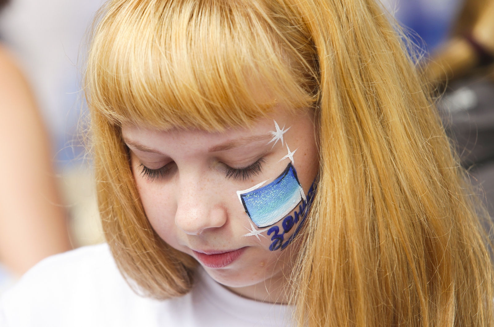 Фан-зона «Зенит» на пляже Петропавловской крепости