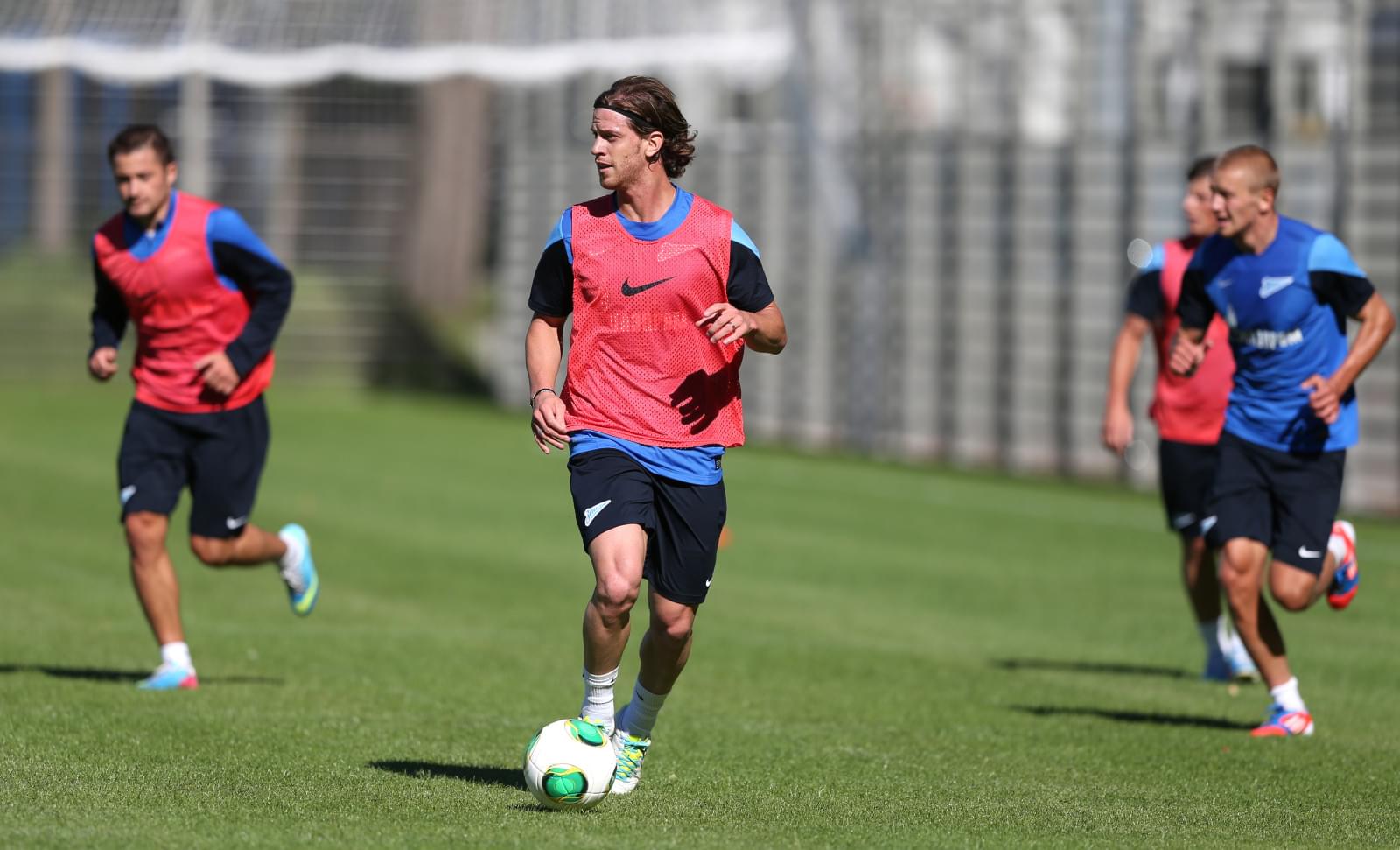 Тренировка «Зенита» перед матчем «Зенит» — «Анжи»