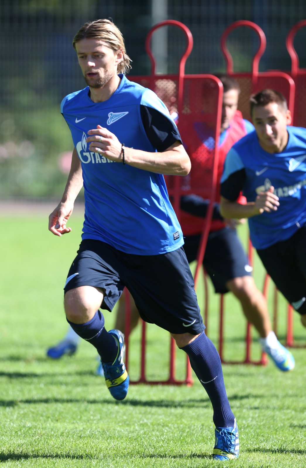 Тренировка «Зенита» перед матчем «Зенит» — «Анжи»