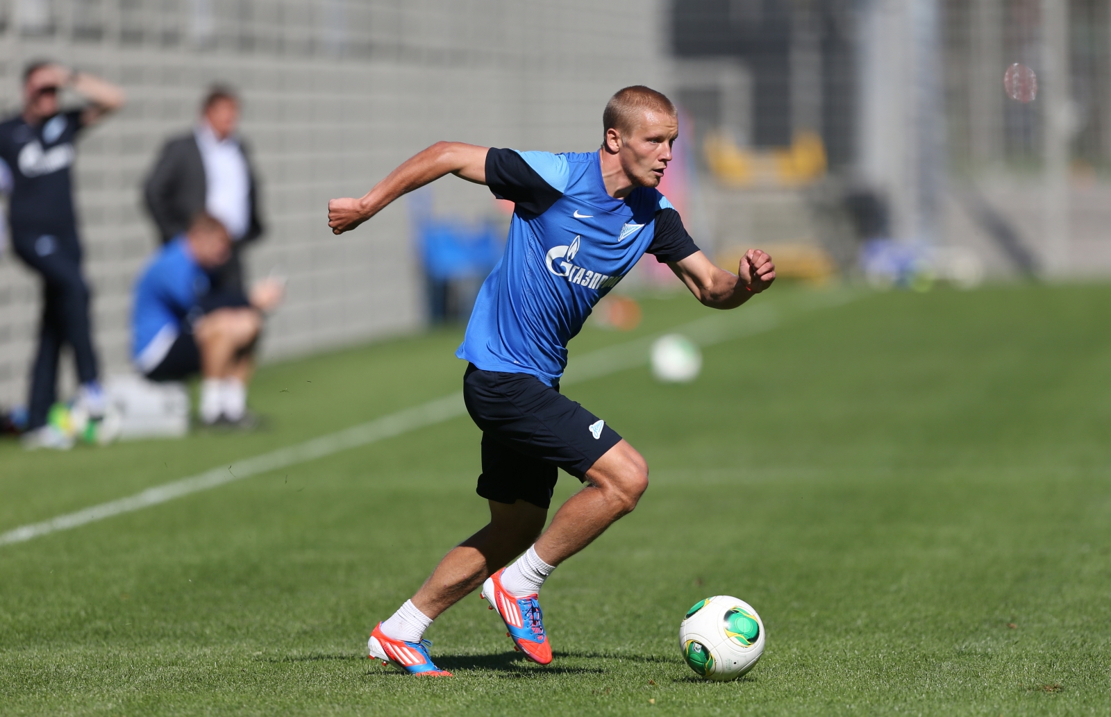 Тренировка «Зенита» перед матчем «Зенит» — «Анжи»