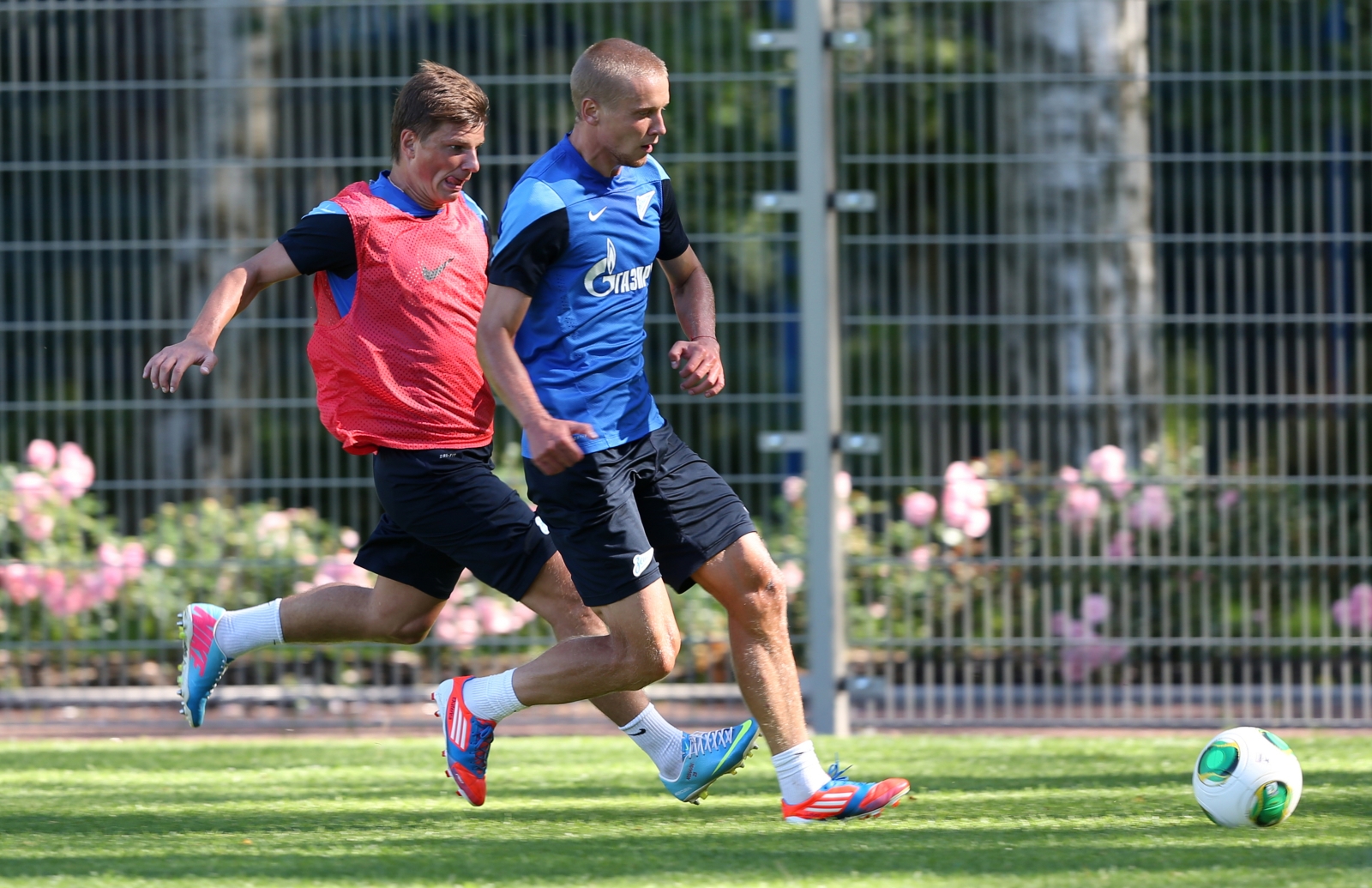 Тренировка «Зенита» перед матчем «Зенит» — «Анжи»