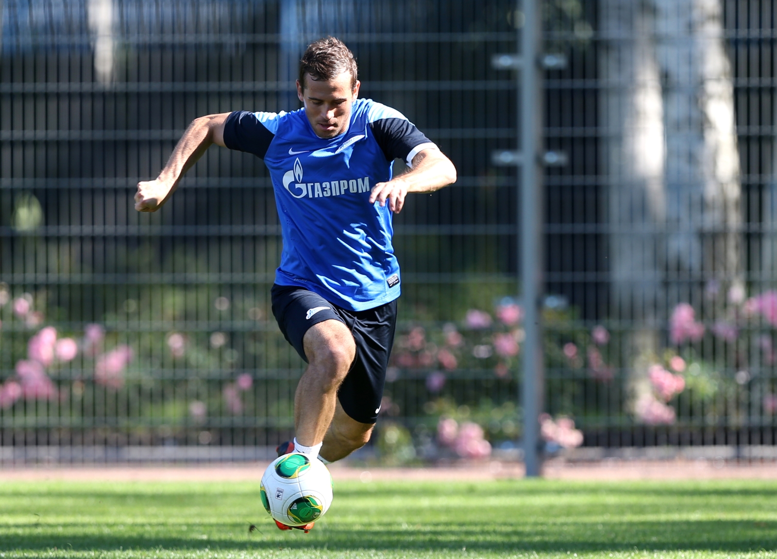 Тренировка «Зенита» перед матчем «Зенит» — «Анжи»