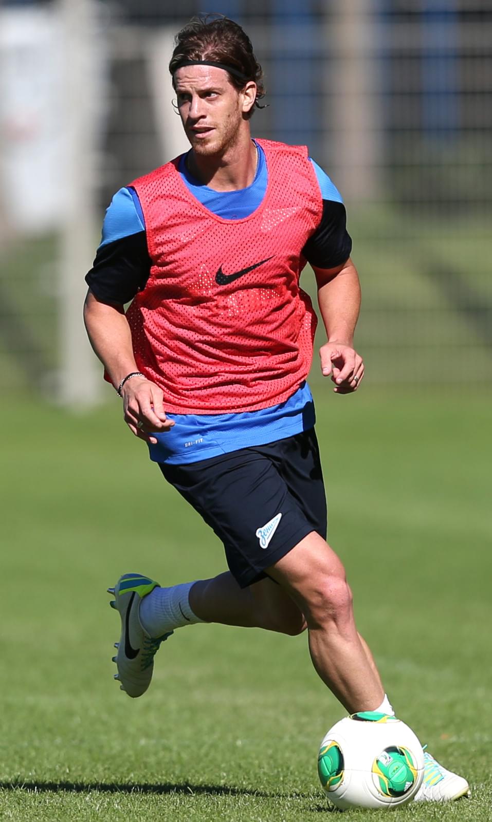 Тренировка «Зенита» перед матчем «Зенит» — «Анжи»