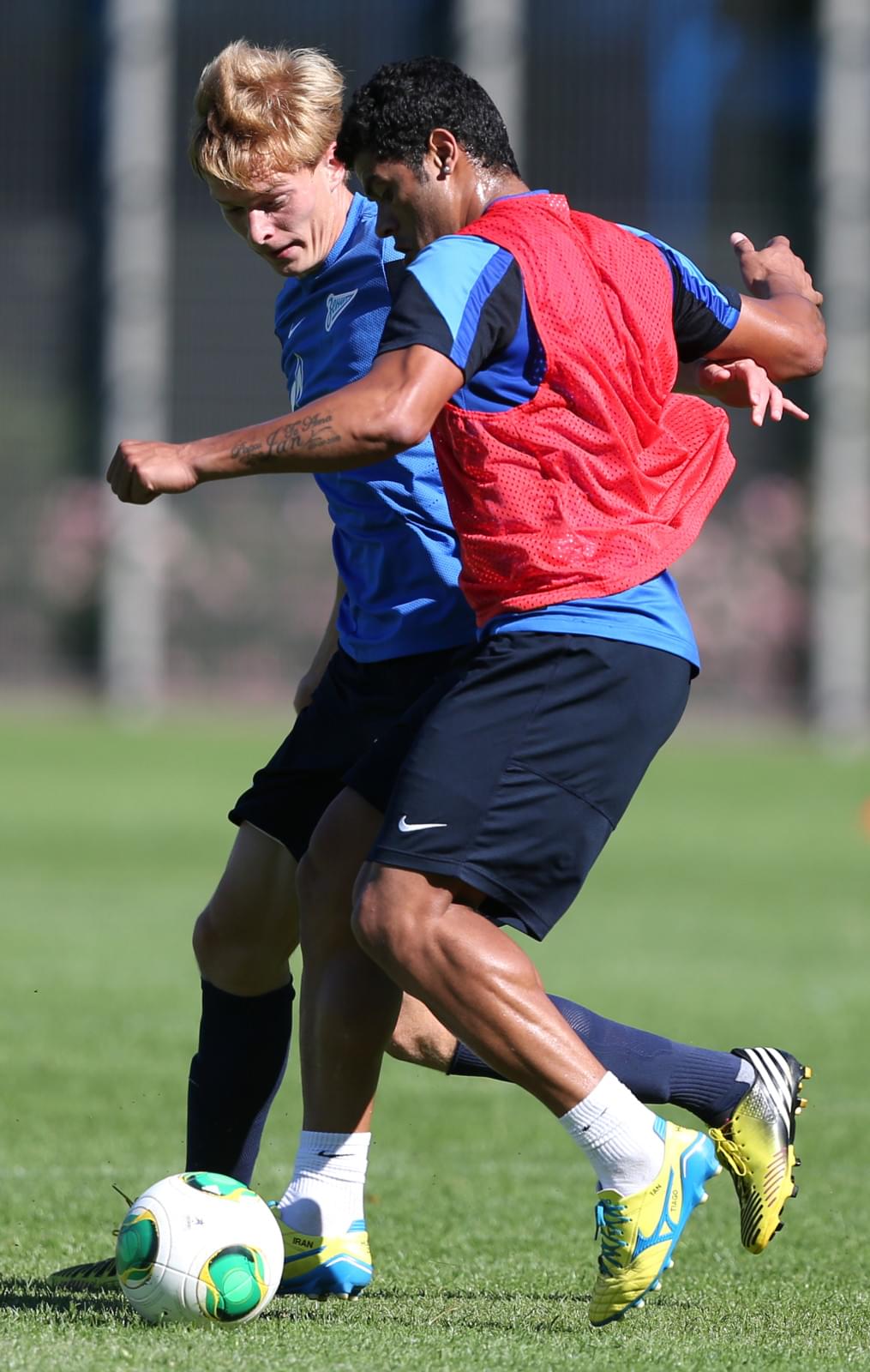 Тренировка «Зенита» перед матчем «Зенит» — «Анжи»