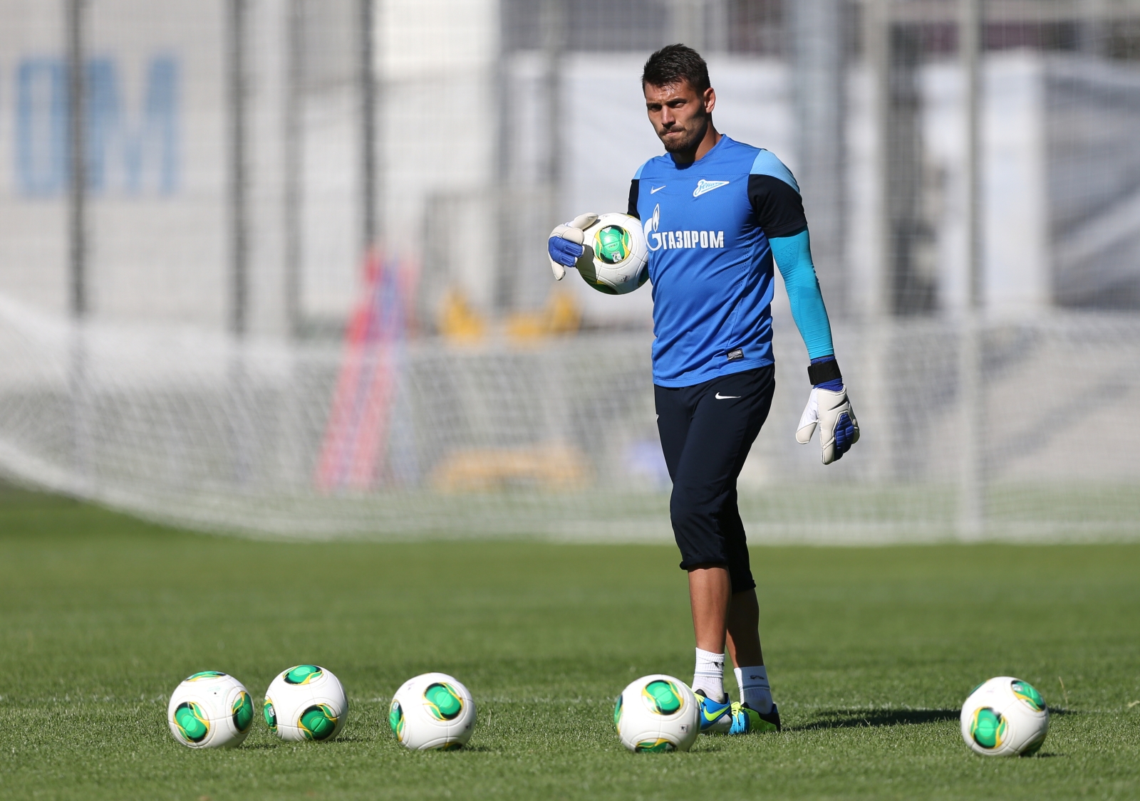 Тренировка «Зенита» перед матчем «Зенит» — «Анжи»