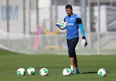 Тренировка «Зенита» перед матчем «Зенит» — «Анжи»