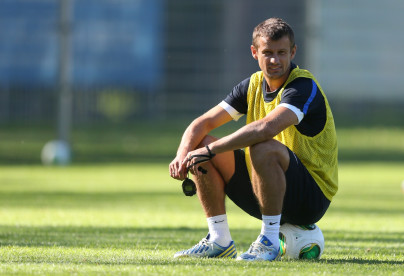 Тренировка «Зенита» перед матчем «Зенит» — «Анжи»