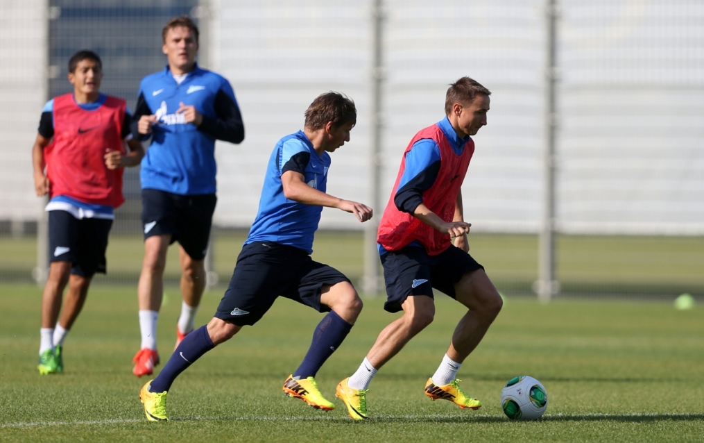 Открытая тренировка «Зенита» перед матчем «Зенит» — «Терек»