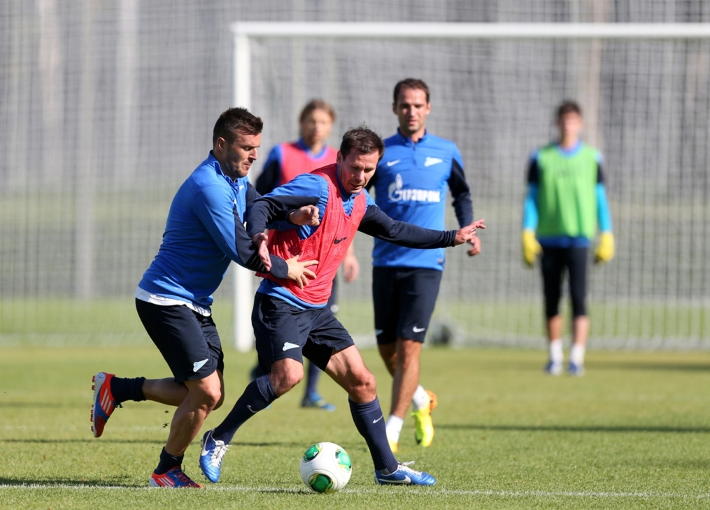 Открытая тренировка «Зенита» перед матчем «Зенит» — «Терек»