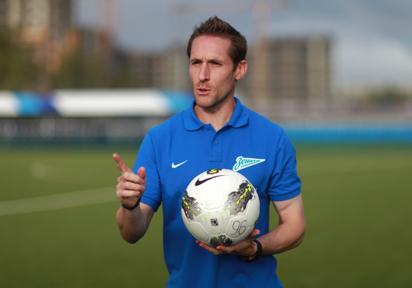 Стивен Джонс, тренер академии Зенита по физподготовке