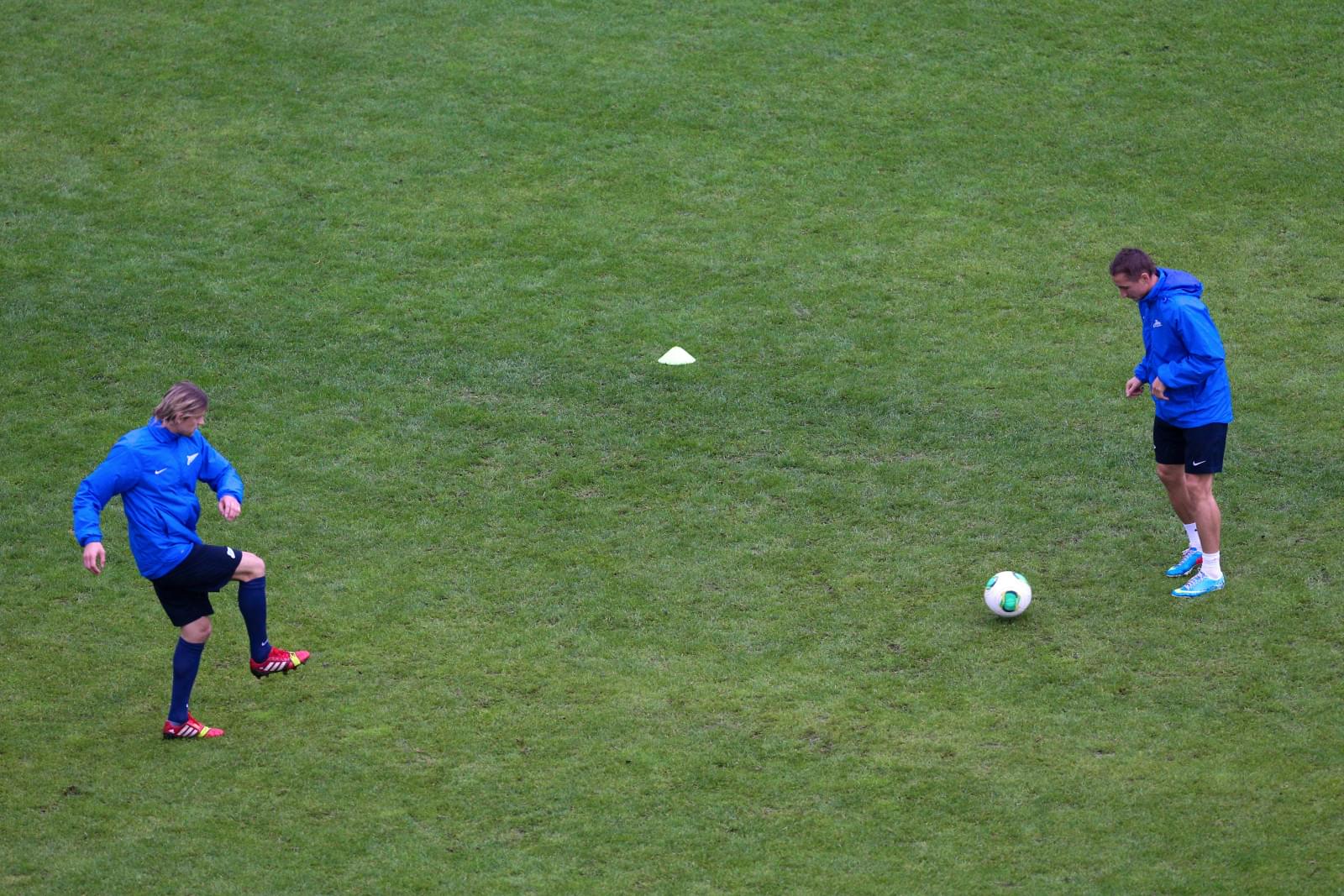 Предыгровое занятие на «Металлурге»