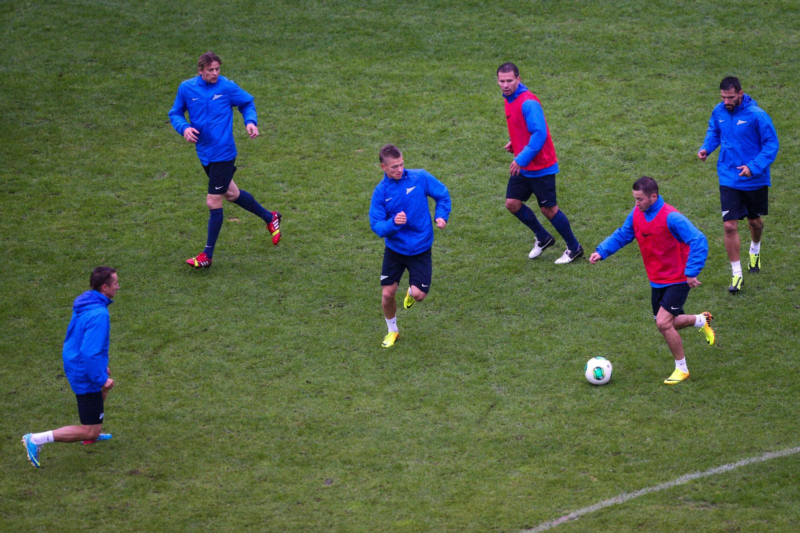 Предыгровое занятие на «Металлурге»