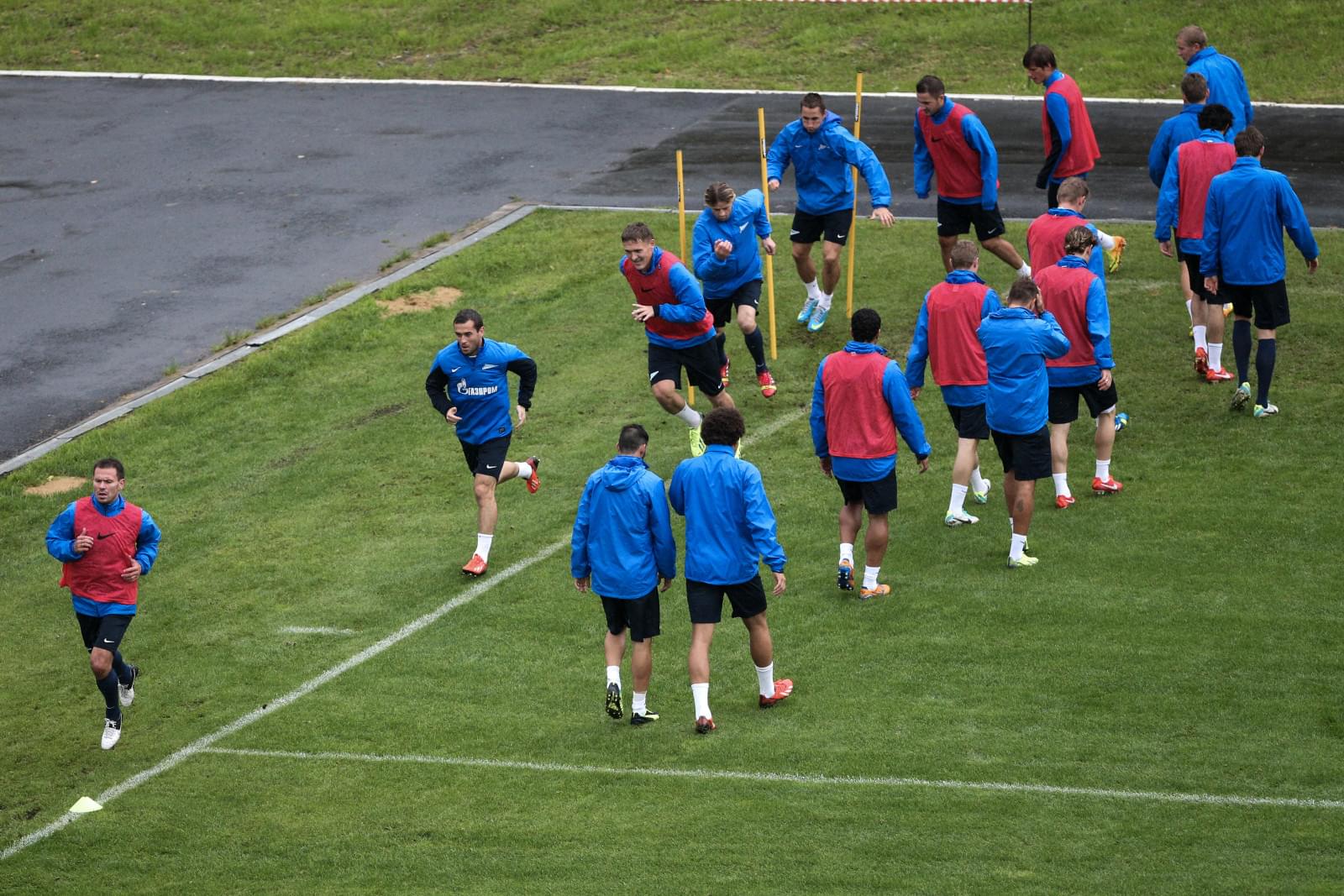 Предыгровое занятие на «Металлурге»