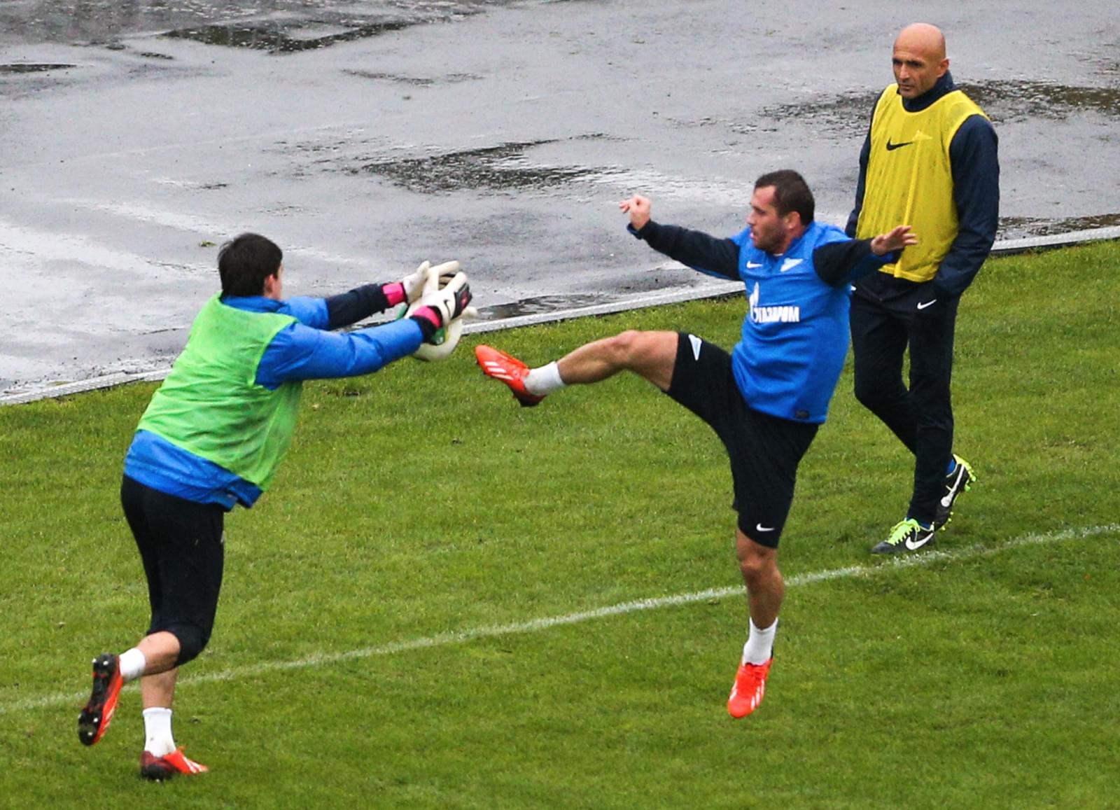 Предыгровое занятие на «Металлурге»