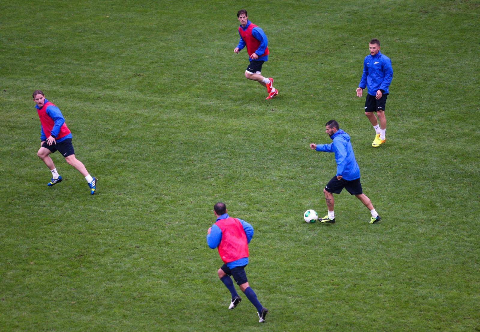 Предыгровое занятие на «Металлурге»