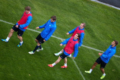 Предыгровое занятие на «Металлурге»