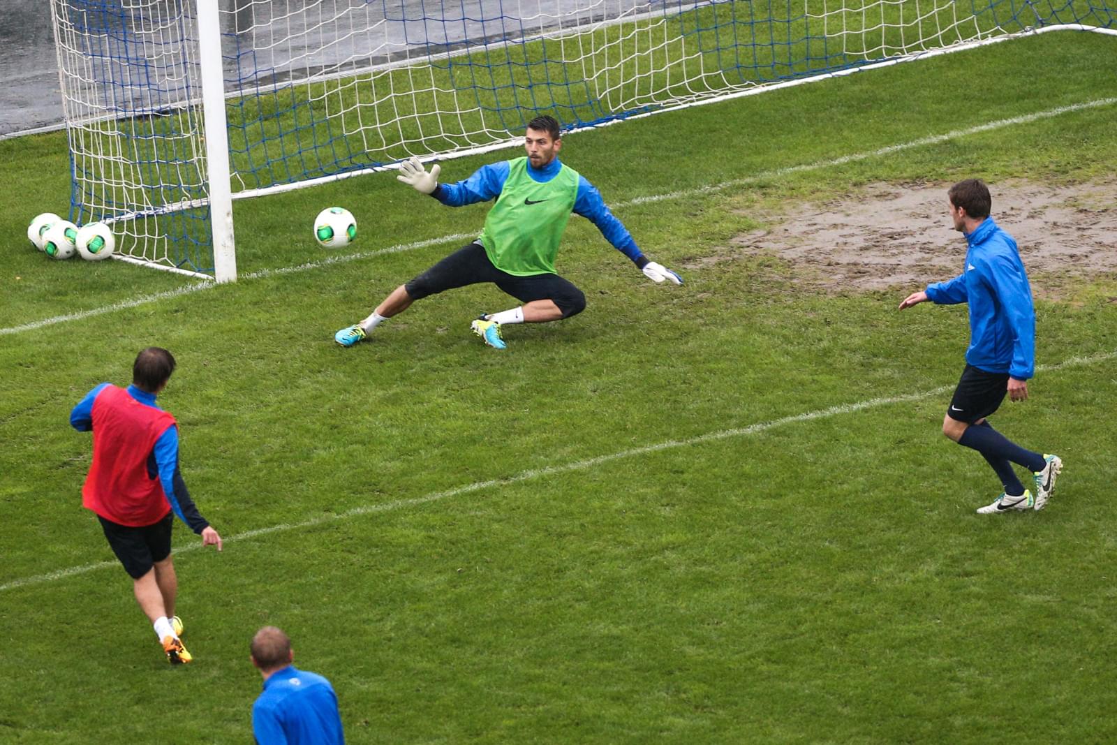 Предыгровое занятие на «Металлурге»