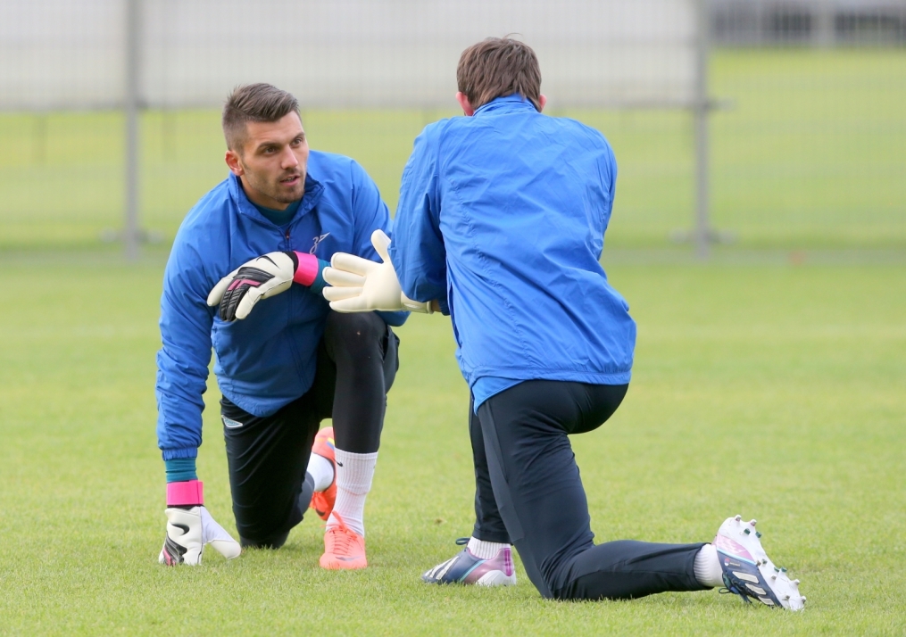 Тренировка  «Зенита» перед  матчем Лиги чемпионов УЕФА 2013/2014, «Зенит» — «Аустрия»