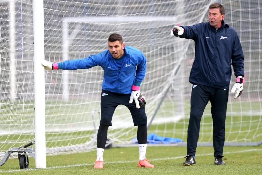 Тренировка  «Зенита» перед  матчем Лиги чемпионов УЕФА 2013/2014, «Зенит» — «Аустрия»