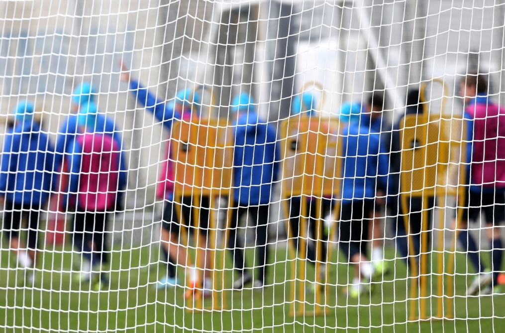 Тренировка  «Зенита» перед  матчем Лиги чемпионов УЕФА 2013/2014, «Зенит» — «Аустрия»